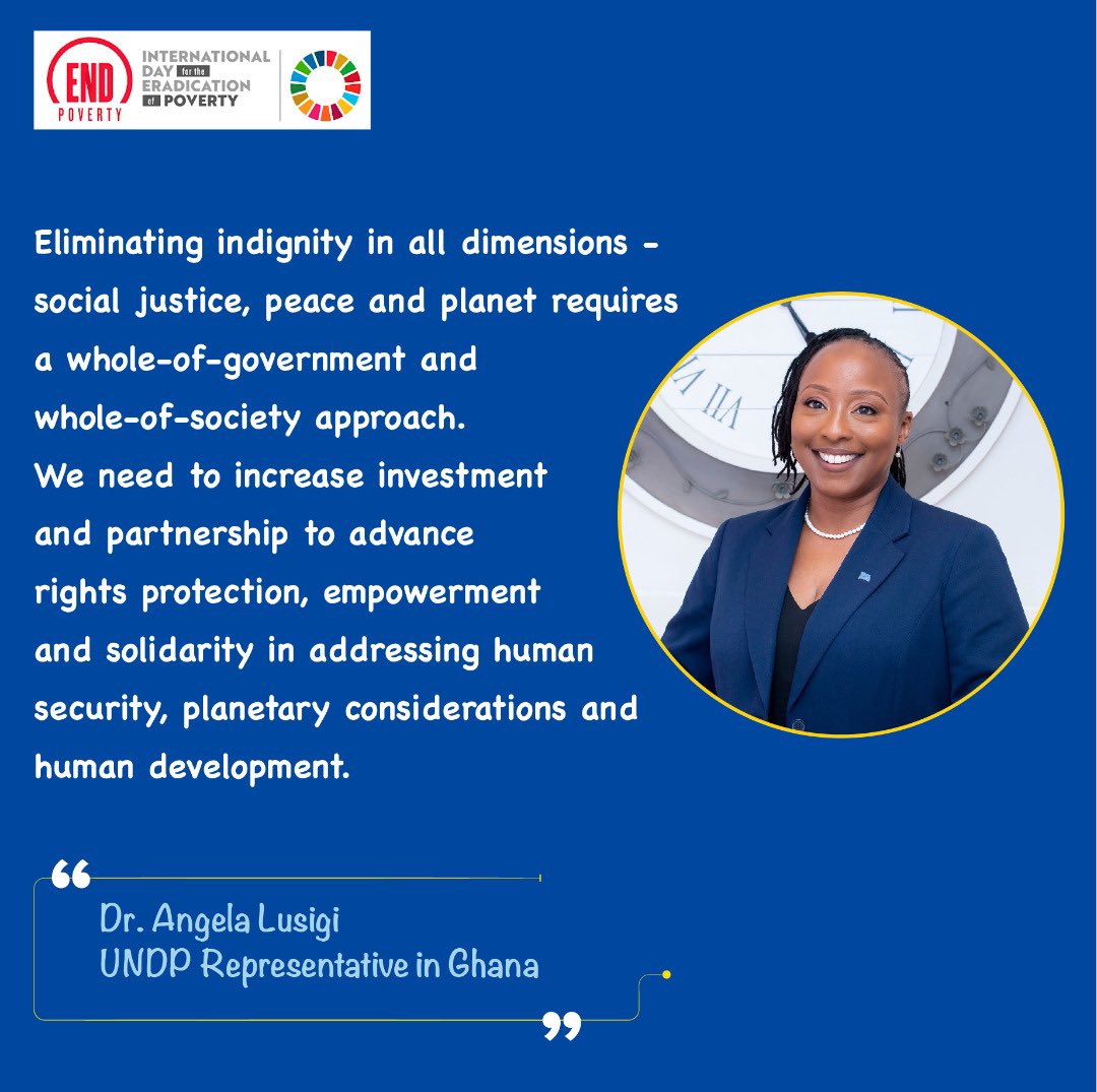 We still have more than 10% of the 🌎’s population in extreme poverty. We need to increase #investment & #partnerships to advance rights protection, empowerment, & solidarity to #EndPoverty. More in my #EndPovertyDay piece➡️bit.ly/3s7BtfL