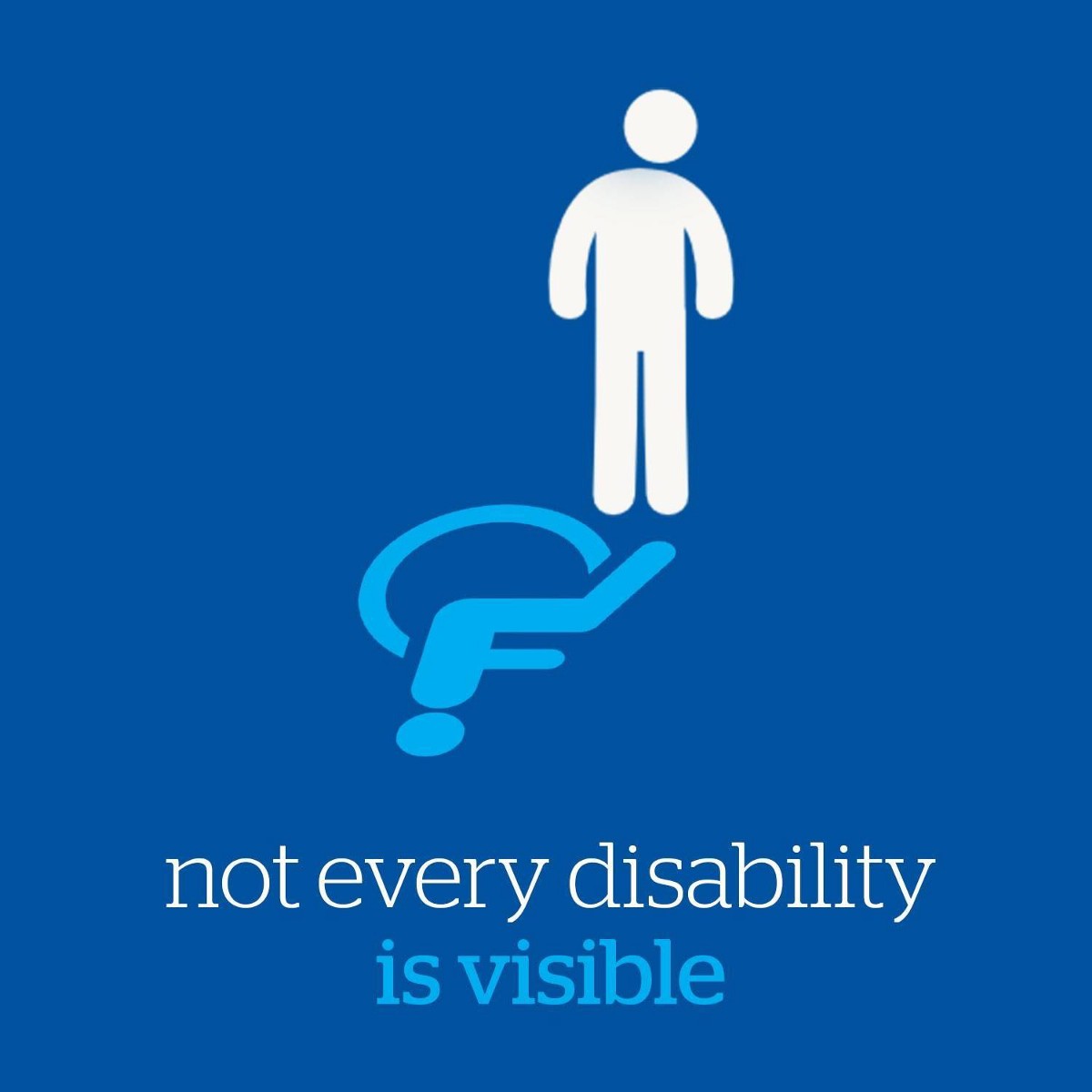 Today marks the start of #InvisibleDisabilitiesWeek. Join the movement to bring about awareness surrounding disabilities that cannot be seen. 
#InvisibleDisabilities #InvisibleDisabilitiesAwareness