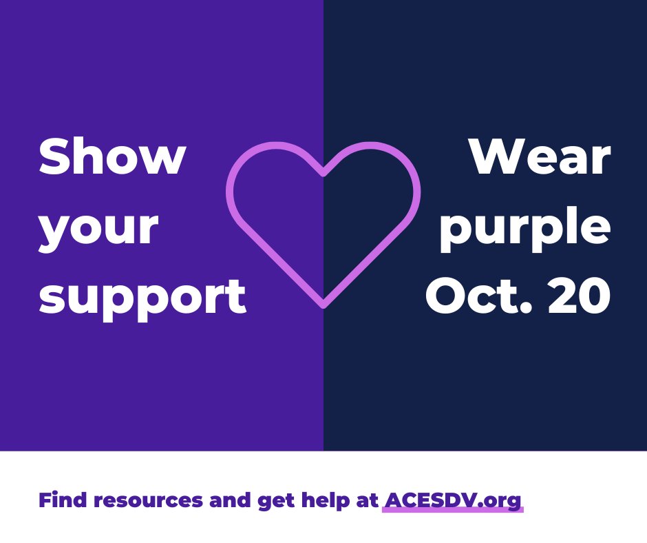 maricopacounty's tweet photo. This Thursday, 10/20, is #WearPurpleDay. Wear purple to #ColorTheCounty and raise awareness about Domestic Violence.
Together, we can share resources and let survivors know they are not alone. https://t.co/ziehb5VmeP