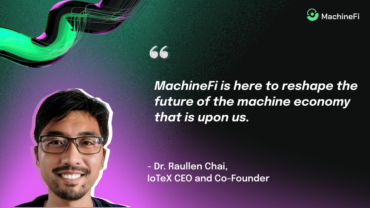 iotex_io's tweet photo. Future is now

#MachineFi🤖 https://t.co/I8C9JD14Qz
