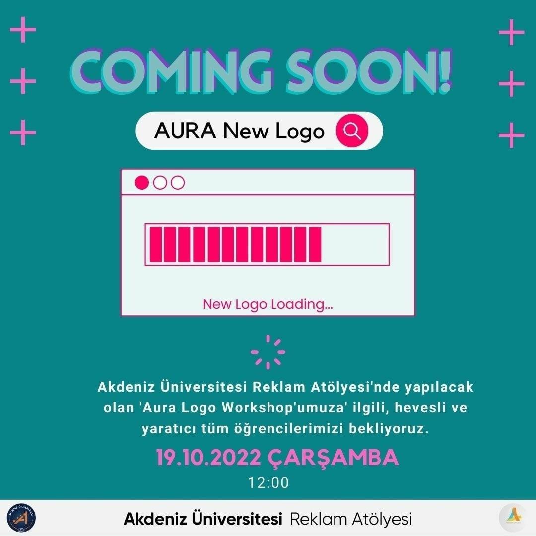 Aura'nı yansıt! 💫 Logo workshop 'ımıza defterini kalemini al gel, birlikte tasarlayalım 💙
