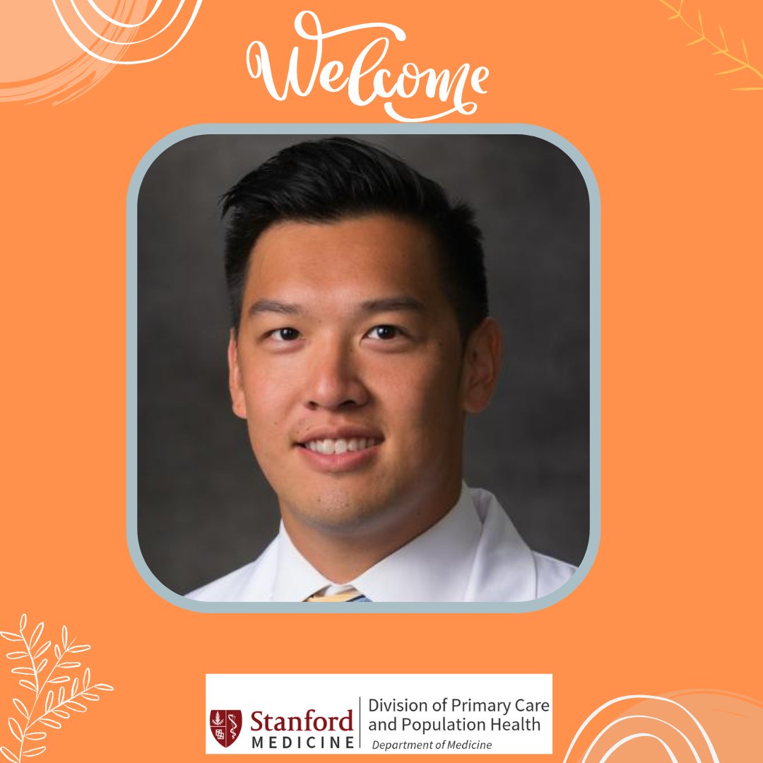 Tim Tsai is excited to join Stanford Primary Care Santa Clara and HEA₃RT. @stanforddeptmed @stanfordmedofdd #primarycare #newfaculty