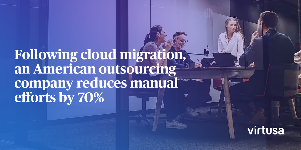 VirtusaCorp's tweet photo. By modernizing a client's #cloudapplication, Virtusa #optimizedcosts and increased system performance. We also left the client with a scalable factory that supported remaining #migration needs: https://t.co/CKw4AQ6SmZ https://t.co/rbkgbVebjU