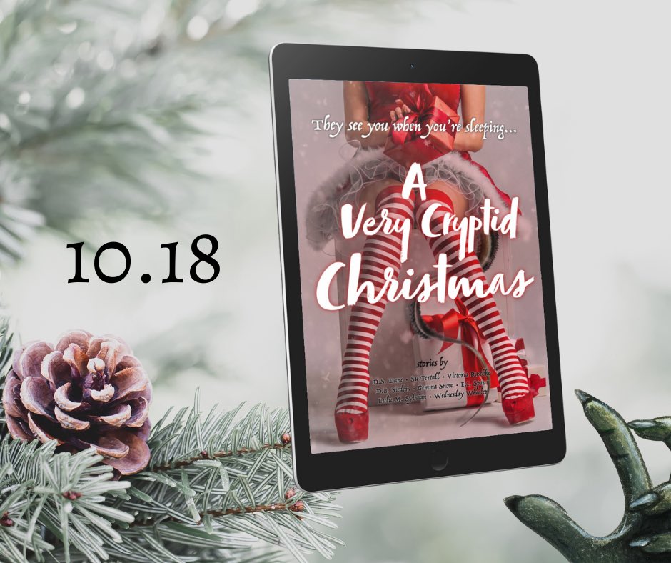 vraschke's tweet photo. Need a handful of cryptid romance for the holidays? Out tomorrow: https://t.co/QLXmQXO8yR https://t.co/VgfjCjJtIa