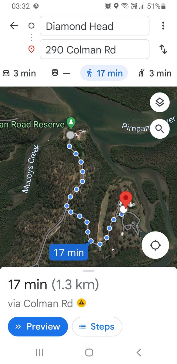 luvinlifealso's tweet photo. @sparrowqld @JasminMarsters1 According to Google maps, the nearest house is a 17 minute walk away. https://t.co/oqYqwc59PR
