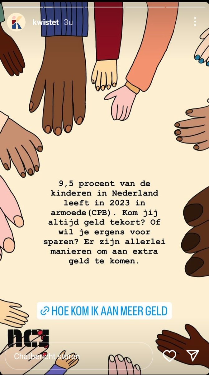 MinkeAV's tweet photo. Op deze #wereldarmoededag ook op @kwistetncj een vraag over #armoede aan jongeren, met een link naar een betrouwbare site van @JouwGGDnl. Ook een vraag voor #jongeren? https://t.co/QWxcAf8yME