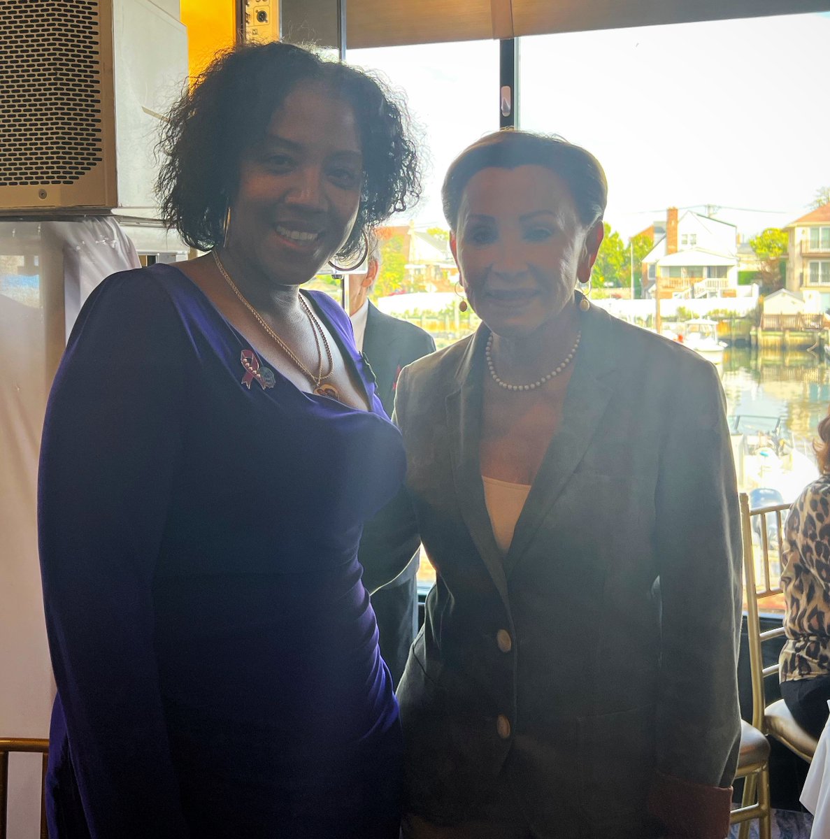 OBTJOBS's tweet photo. #obtjobs President &amp; CEO @DrDeeWilliams and
Congressmember @NydiaVelazquez at the 1st Annual
Ozone Park Awards Gala. https://t.co/zkHP2904Fk