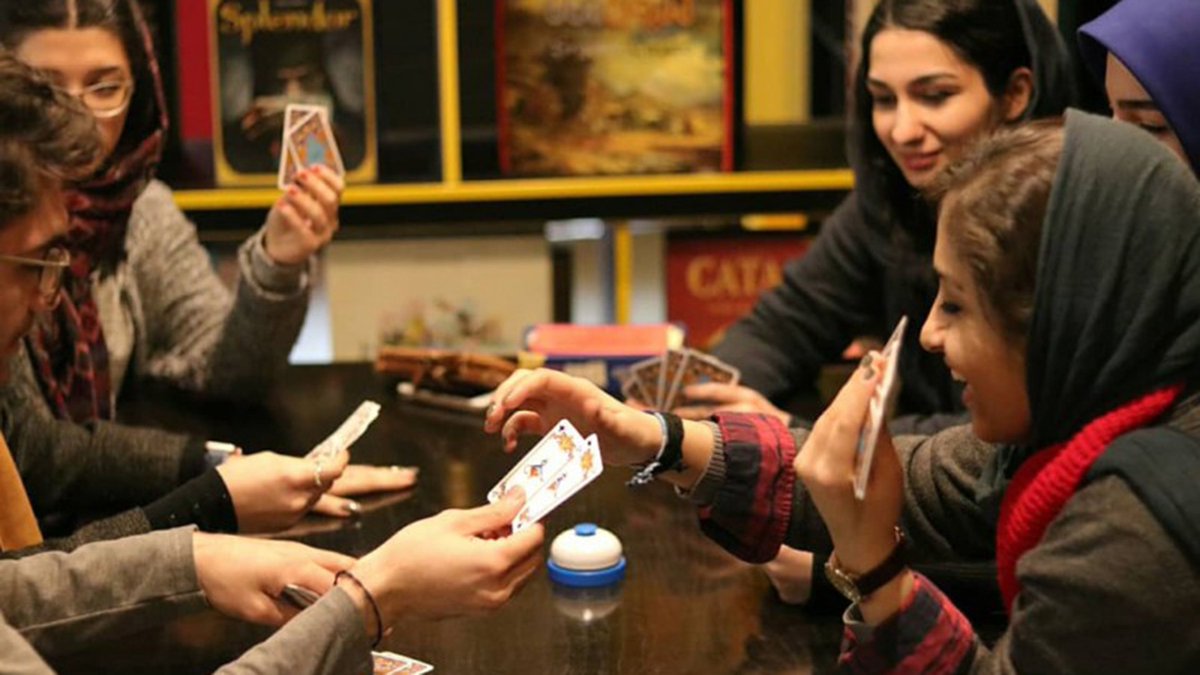 Polygon's tweet image. As Iranian youths protest, cafes filled with board games and D&amp;amp;D provide community polygon.com/23403153/iran-…