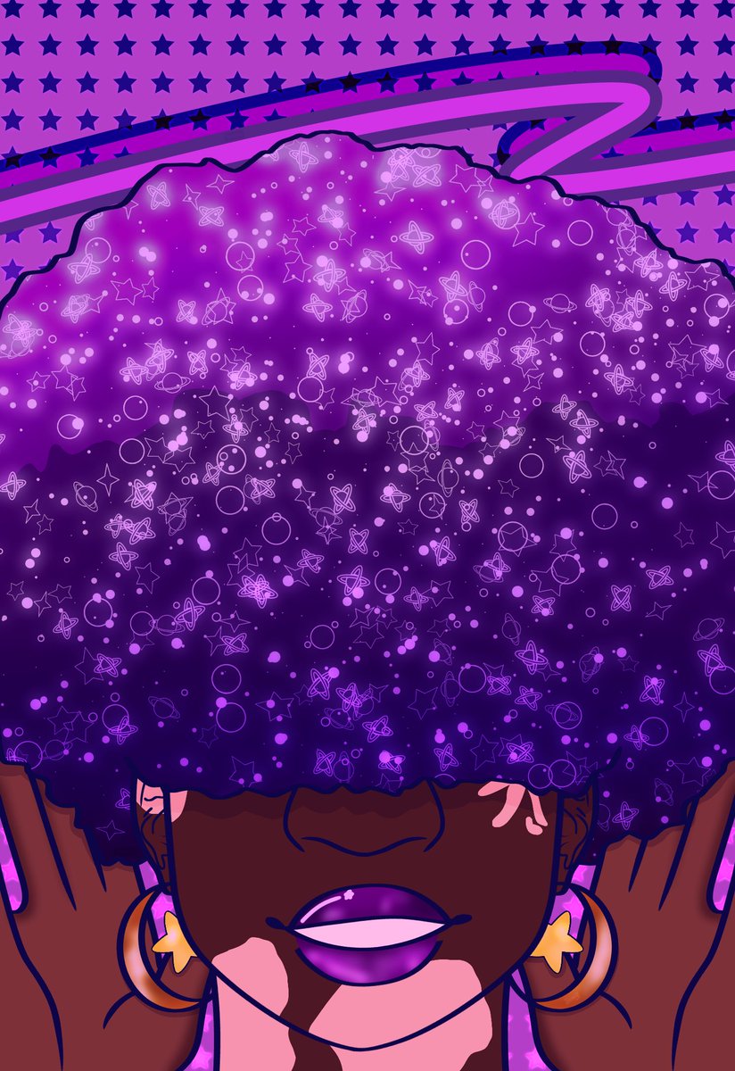 artsyfloof's tweet image. #Blacktober #Blacktober2022
Day 17: A galaxy and numerous stars all to one’s self
