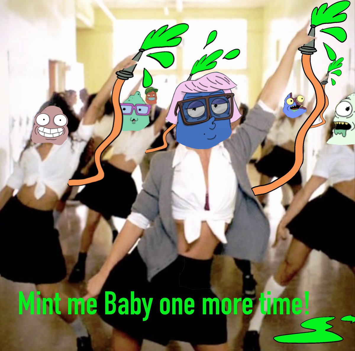 Lomfers1's tweet photo. @artgobblers Mint me baby one more time! https://t.co/qsyOKkU7RR