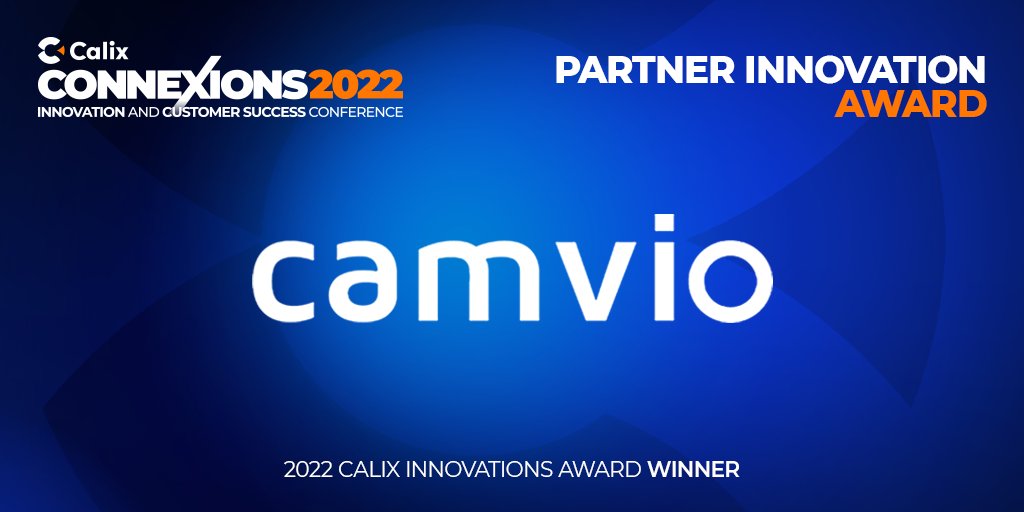 Congratulations to <a href="/camvioinc/">camv.io</a> for being the recipient of the Partner Innovation Award for 2022! We recognize your visionary commitment to delivering innovative solutions and helping service providers reimagine their businesses. #ConneXions22 

🔗ow.ly/26HN50LblgG