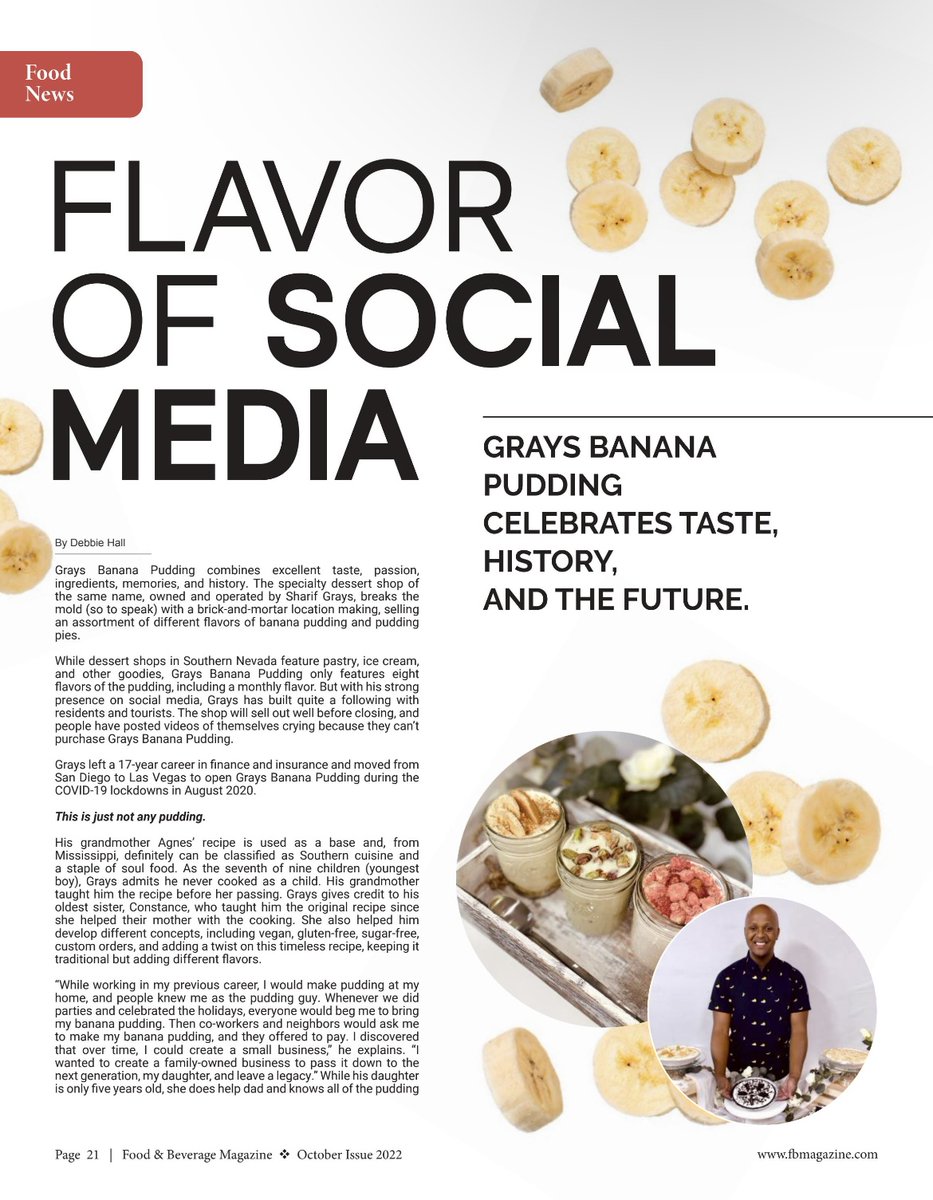 TrosperPR's tweet photo. Congratulations to Gray’s Banana Pudding on a wonderful article.
https://t.co/8lFKdOyd68 https://t.co/X5XaTcIMSb