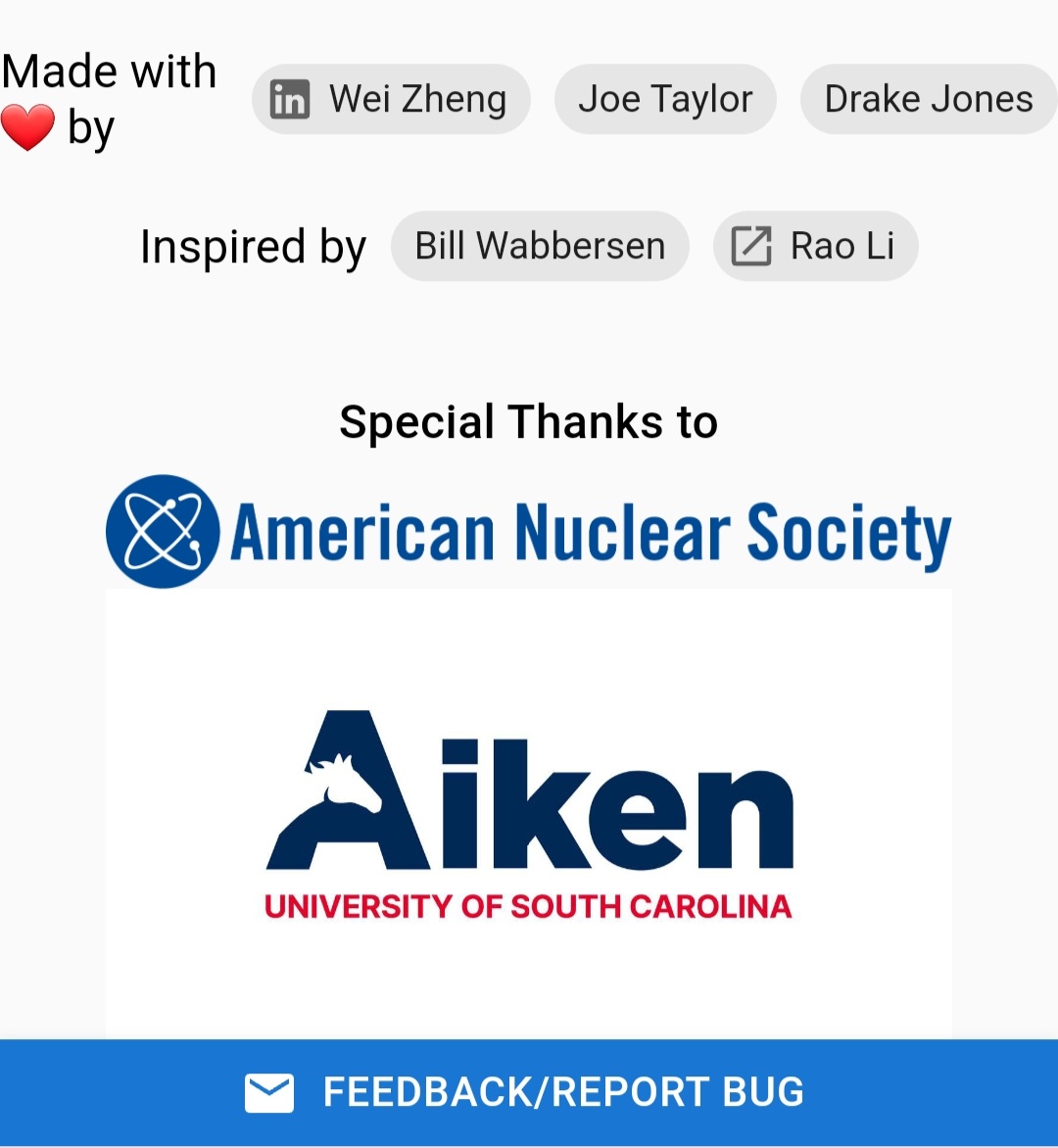 Congrats to 3 recent <a href="/USCAiken/">USC Aiken</a> grads-Wei Zheng, Joe Taylor, and Drake Jones- on their website for learning isotope concepts‼️ Their website just launched last week‼️ This work was inspired by Mr. Bill Wabbersen and Prof Rao Li. Well done‼️ #computerscience #stem #usca