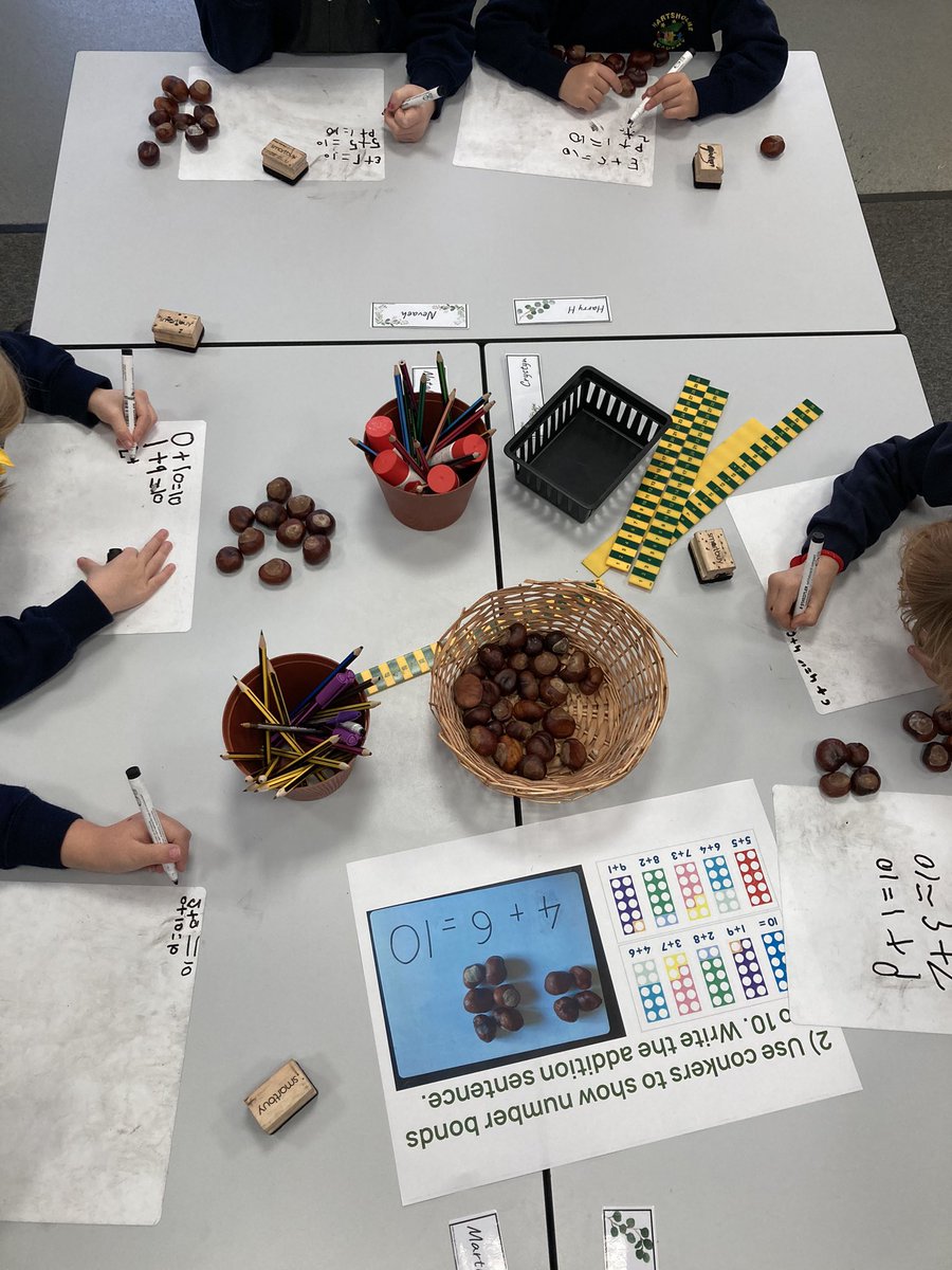 Harts_Y1's tweet photo. Today in Maths, Year 1 have been showing off our number bond knowledge in different ways and turned them into number sentences ✨😊 @HarbourLearning @hartsholmeacad https://t.co/5ZZfr6HcWx