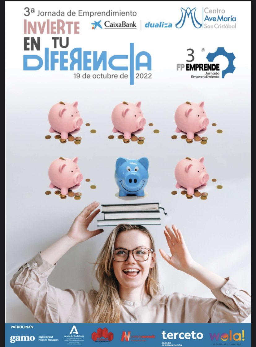 El próximo miércoles 19 de Octubre, los alumnos de asistencia a la dirección del #iesgeneralife, visitarán las Jornadas de Emprendimiento que realiza el centro <a href="/AMSanCristobal/">Ave M. San Cristóbal</a> por 3ª vez. #ProtocoloGRX #TuEligesFuturo #ADAGranada #multiassistant #AMSanCristobal