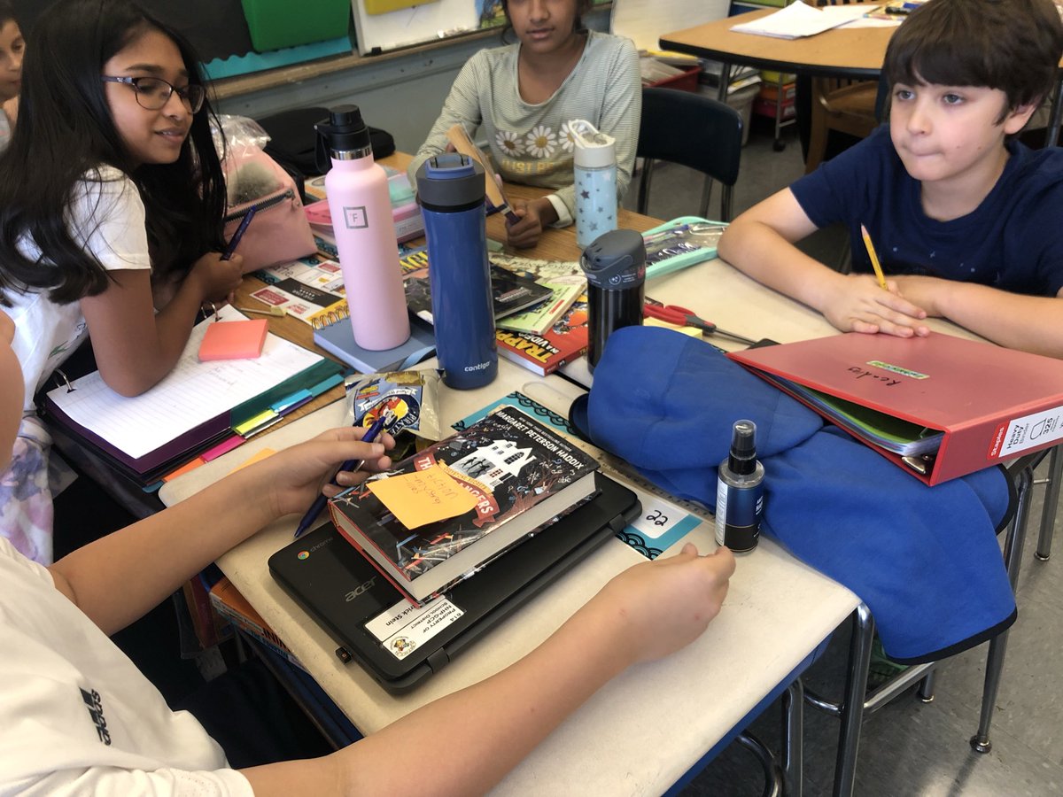 msmancuso5's tweet photo. We had some great discussions while working together to sort books into genres. #PROUD2BNHPGCP #nhproadschool https://t.co/CcKWuzXsAw