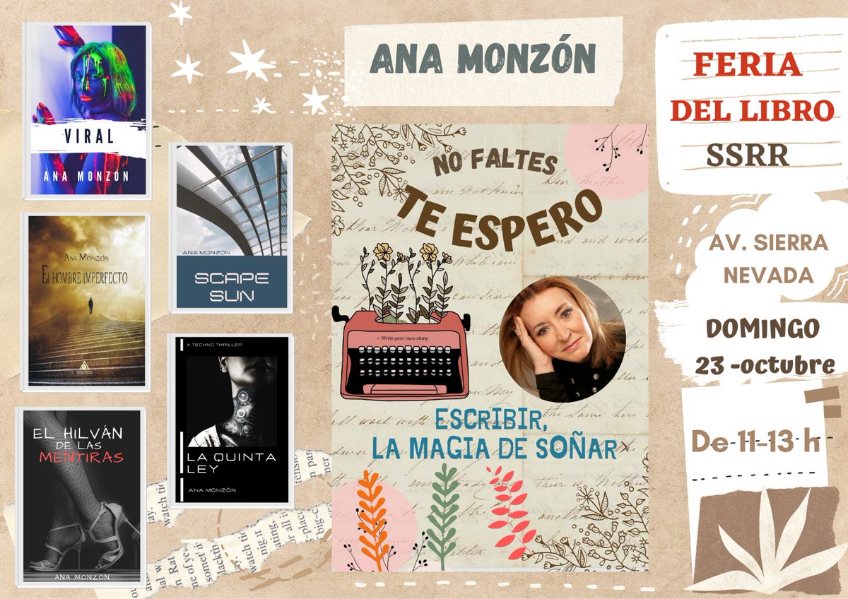 IESSevero_Ochoa's tweet photo. Nuestras profesoras, Ana Monzón y Nuria Martínez estarán este domingo en la Feria del libro de San Sebastián de los Reyes participando en un coloquio con otros escritores y firmarán allí ejemplares de sus libros. Habrá también conciertos, talleres...¡Os esperan con muchas ganas! https://t.co/AgsfebmCIk