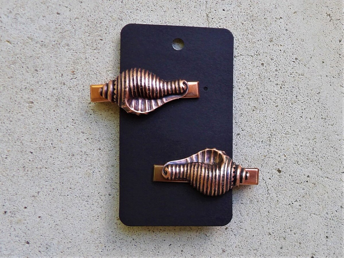 neelkp20's tweet photo. Sea Shell Hair Clips In Copper One Pair
#pair #ShellHairClips #jlyndesigns #EtsySeller
👉https://t.co/omnCyzzb9T https://t.co/RwaWdNbZDE