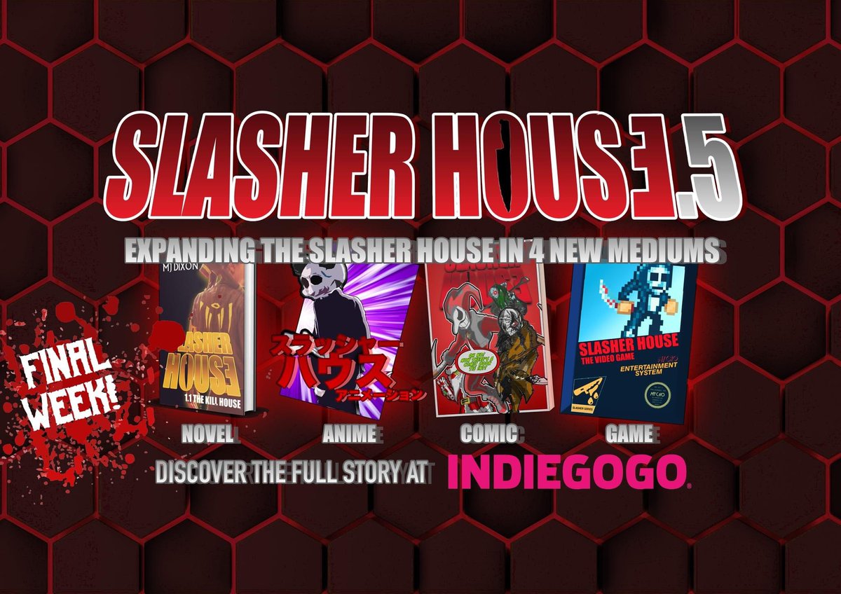 rogersphilip101's tweet photo. #MychoMonday
Less than 48hrs left to support the
@MychoPictures @Indiegogo for the latest entry in the #SlasherHouse & their 10th Feature ‘Slasher House 3’
Details on @BlazingMinds
https://t.co/XH4KQdA1za
#Mycho #ShareTheHorror #SharetheScreams #promotehorror #rtArtBoost https://t.co/aCkMdn2pm8