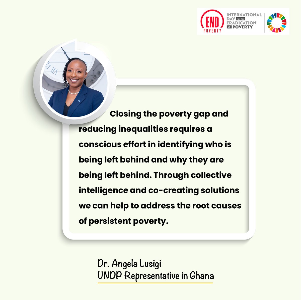 Recognizing that poverty is not solely an economic issue & dignity is not an abstract concept is key. @UNDP, we've some good examples of integrated programmes towards dignity & poverty eradication. More in #EndPovertyDay piece by our Rep. @angelalusigi➡️bit.ly/3s7BtfL
