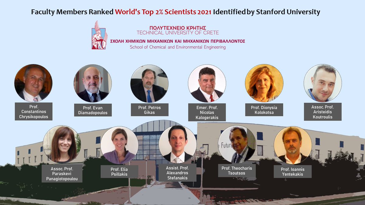 Once again, 11 staff members of our School among the top 2% of scientists worldwilde! 💪
🎉Congratulations to everyone! 
<a href="/tuc_chania/">TUC</a> #Chenveng_TUC
chenveng.tuc.gr/en/nea/ola-ta-…