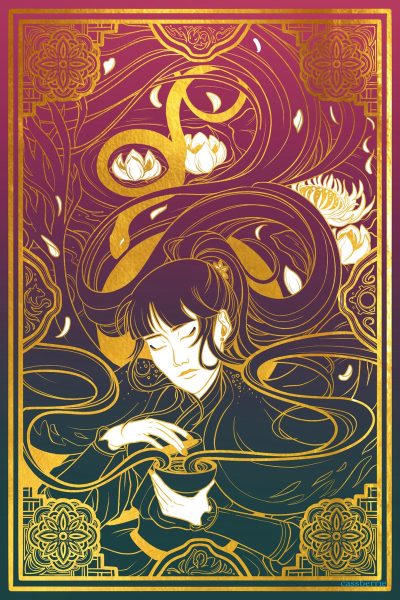 A Magic Steeped in Poison commission for <a href="/judyilin/">Judy Lin</a> 🍵💜