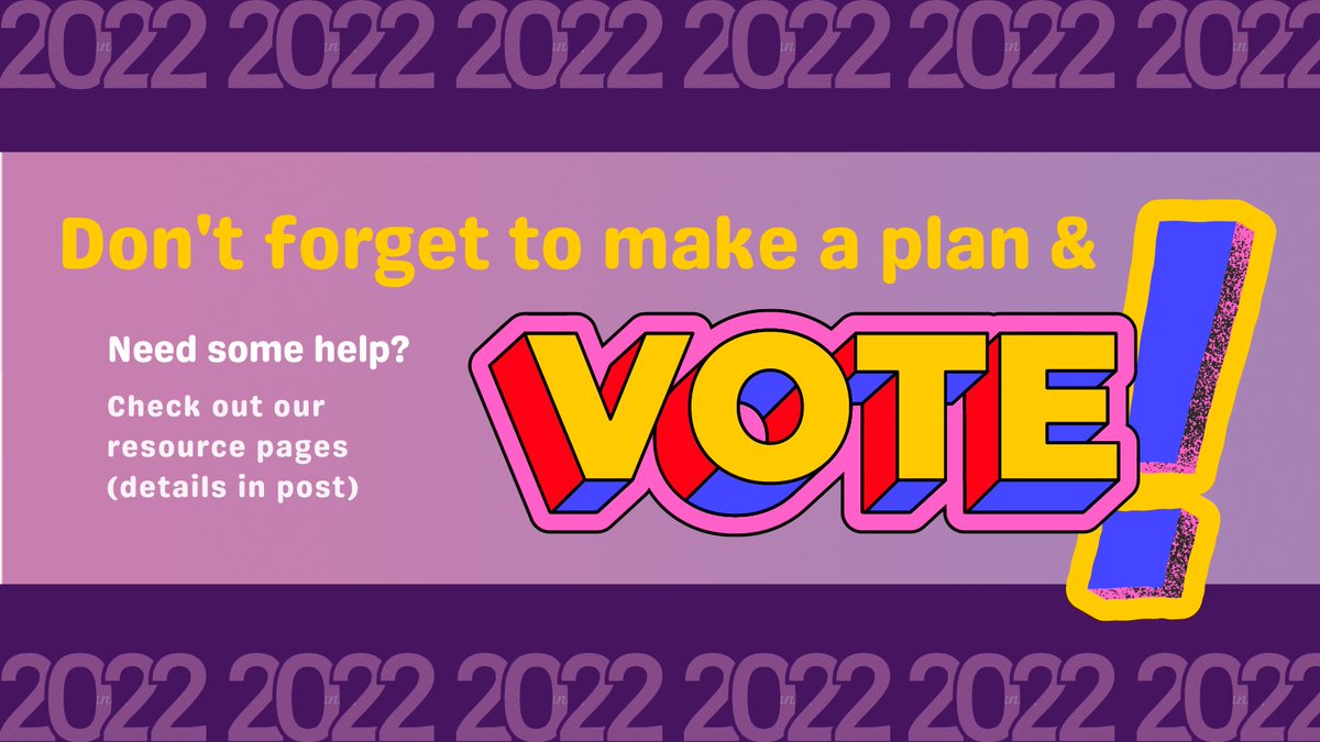 StKatesLibrary's tweet image. TOMORROW (Oct. 18) is the last day for MN voters to register *in advance* for the upcoming November election. (MN voters can always register in person, on Election Day.) Want more details? Try stkate.edu/academics/cwl/… or libguides.stkate.edu/voting.
Make your voting plan today!