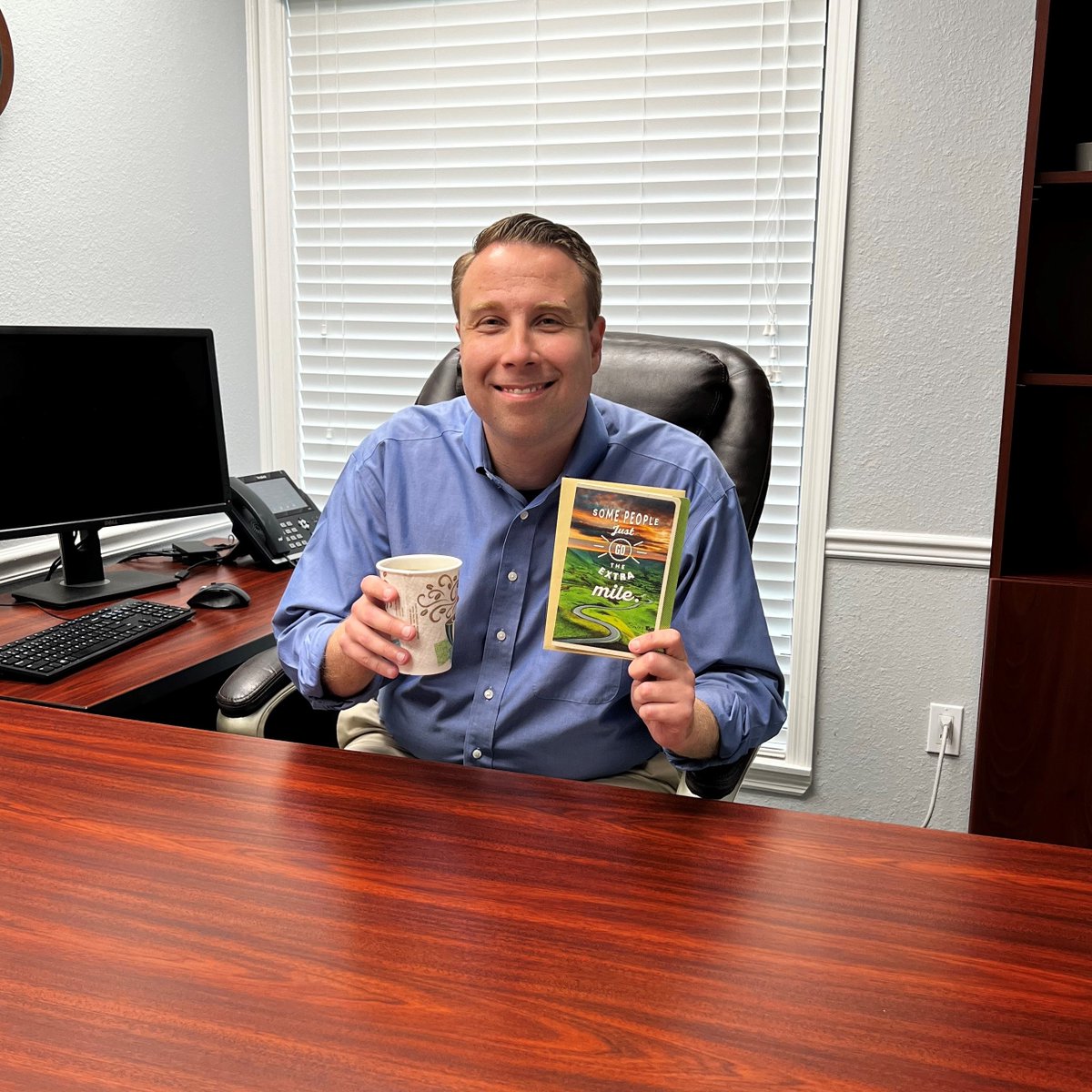 Happy National Boss's Day to our favorite boss, <a href="/KirkBall/">Kirk Ball</a>! 💼 We got him two of his favorites - a cup of coffee and a nice card 🤗 Thank you for everything you do. We appreciate you! 💙