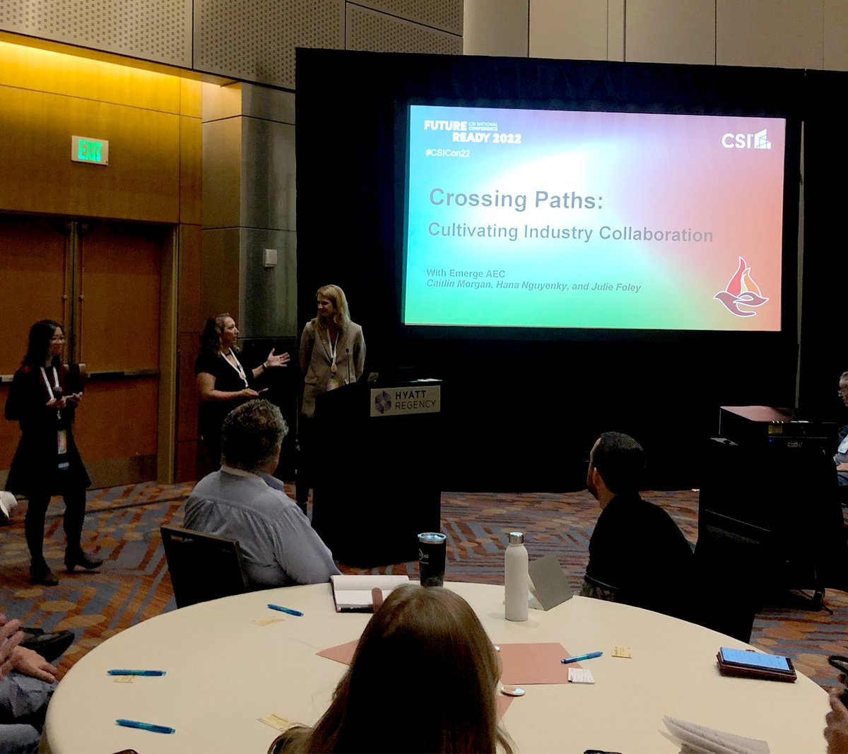 WeAreSummitDE's tweet photo. Last week, we had the opportunity to send a team to the CSI National Conference in Denver, CO!
Our team gained valuable insights from industry leaders, and our very own Julie F. even taught a session titled ‘Crossing Paths: Cultivating Industry Collaboration’! #CSICon22 https://t.co/WtLsX8xe2L