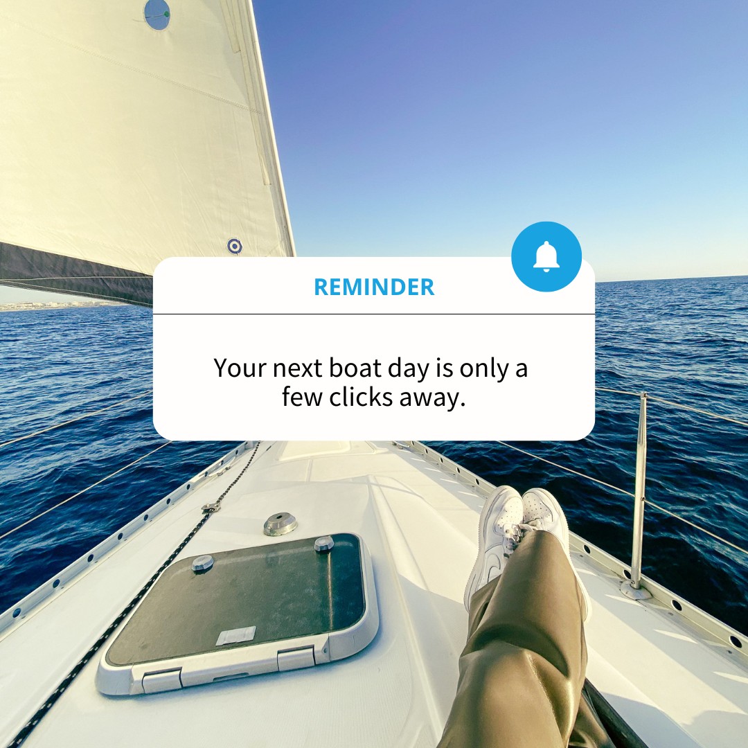 Getmyboat's tweet photo. Book a boat day from the palm of your hand! Download the GetMyBoat app or head to https://t.co/jAQCkTyIdy to get started. 🐬

#getmyboat #boating #travelapp https://t.co/BBokBTka0U