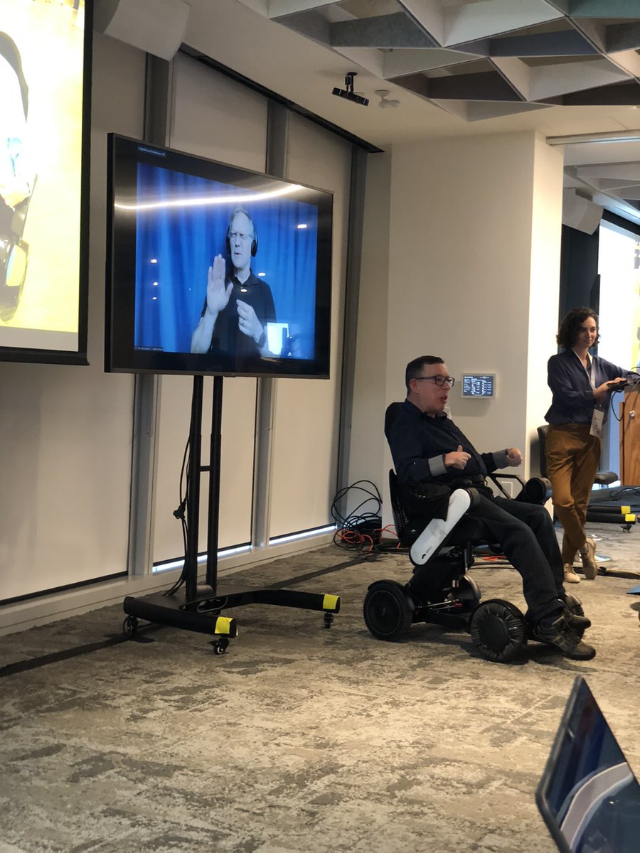 2/3 “I don’t want to build products people can use. I want to build products they would choose.” - <a href="/DDame/">Dave Dame ♿️</a> from <a href="/Microsoft/">Microsoft</a> #a11yTO #a11yTOconf