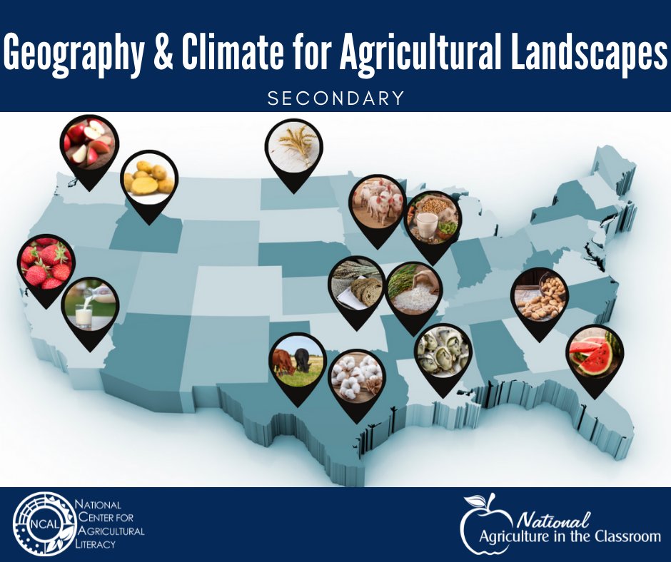 Do you want to explore the food that is grown in YOUR state? Today's #MatrixMonday lesson plan explores how geography and climate influence the crops that are grown and the livestock that is raised in each state. 

tinyurl.com/mskkpht6

#agliteracy #agclassroom