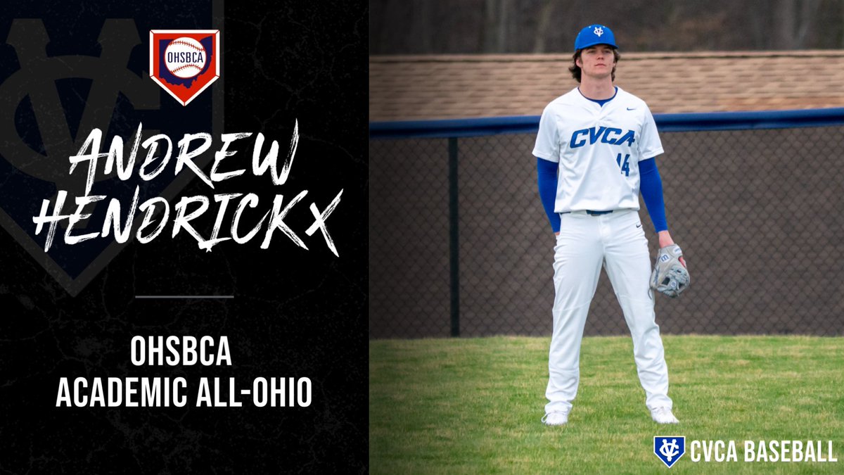 CVCA_Baseball's tweet photo. Congratulations to our OHSBCA Academic All-Ohio guys from 2022! https://t.co/9uWUFzva1y