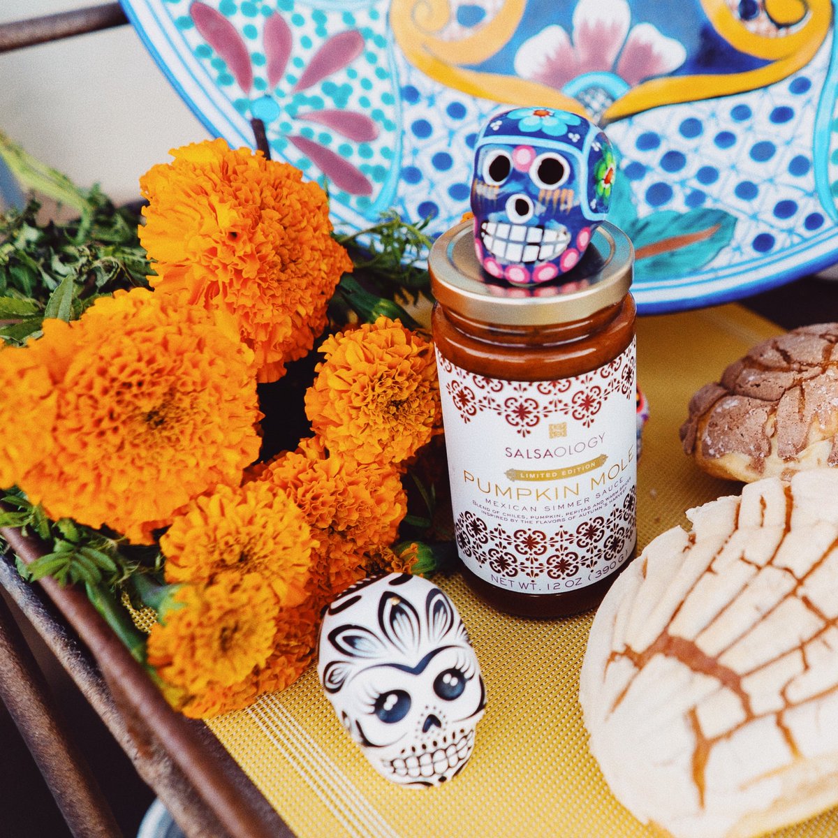 #DíadeLosMuertos celebrations are officially underway. Today and tomorrow we honor and remember our loved ones who have passed, but forever remain alive in our hearts. 🦋💀🧡