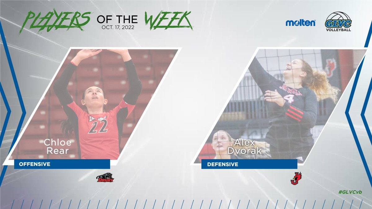 GLVCsports's tweet photo. 🏐 A pair of #2022Crossover All-Tournament Team honorees also win @MOLTENUSA #GLVCvb weekly awards!

🔗 https://t.co/qZXUiP7sTG https://t.co/HS3mMc7q4U