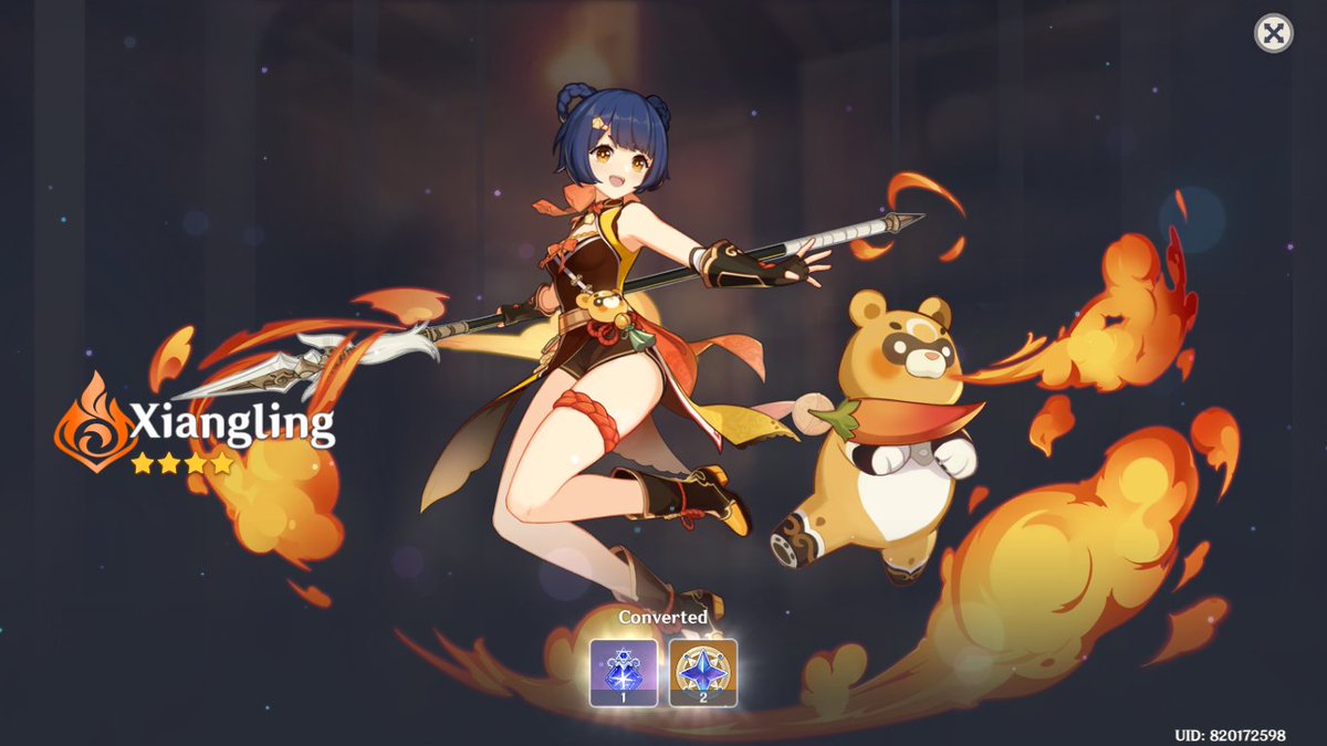 teaiiuiu's tweet photo. I did not spend money just to get a xiangling constellation😭 https://t.co/h3862NsY57
