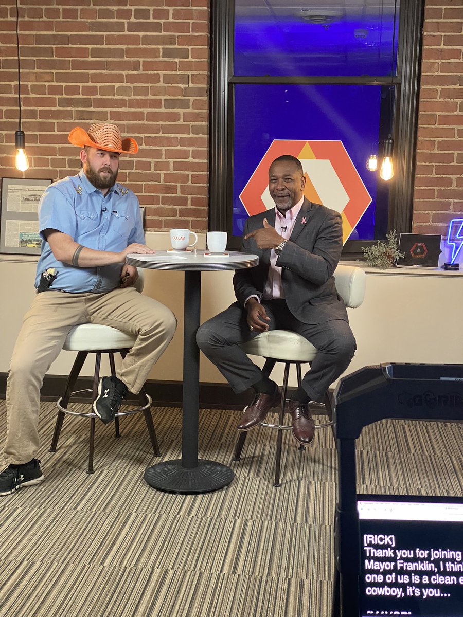 Hey #BRITEpeople, the clean energy cowboy is in town! Join President and CEO @RickStockburger and Mayor Doug Franklin in this months episode of #BRITElights 🤠💡 Watch now HERE~ fb.watch/gdiu-Sw-dP/