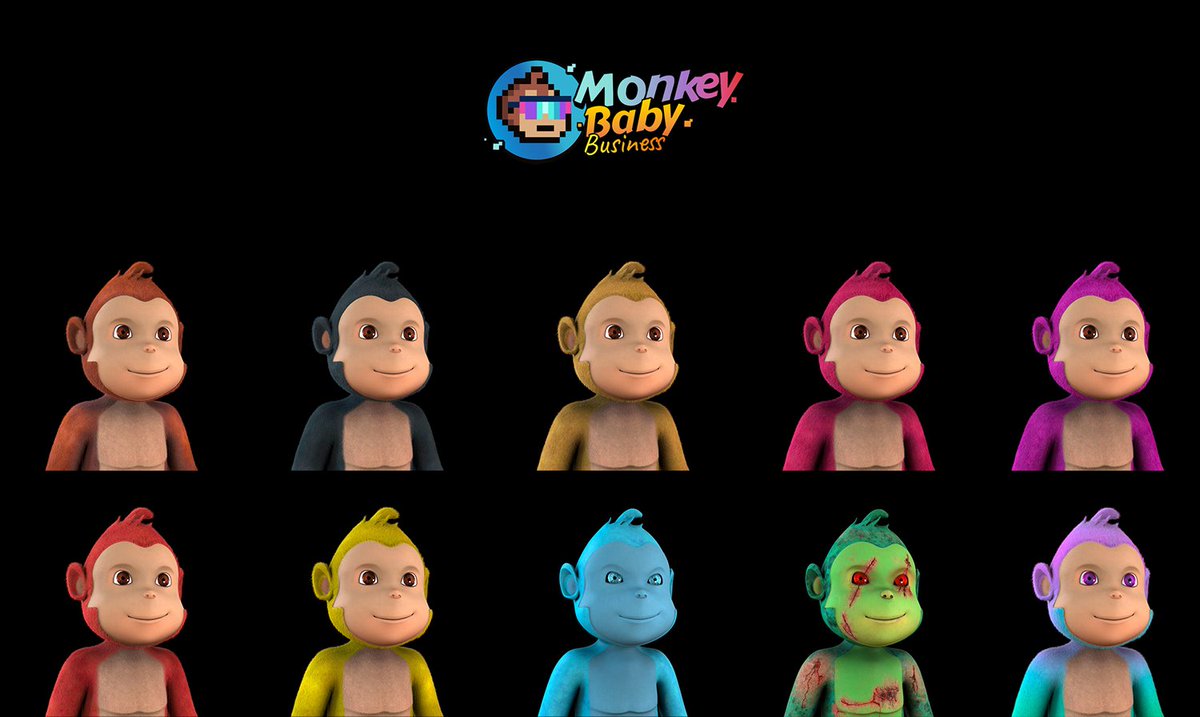 MBB is a true on-chain digital collectible. There are only 3,000 MBB's and not all skins and traits are created equal!

We'll just ignore the short term noise and keep on building 🐵🍼💼💪 #bluechipbabies