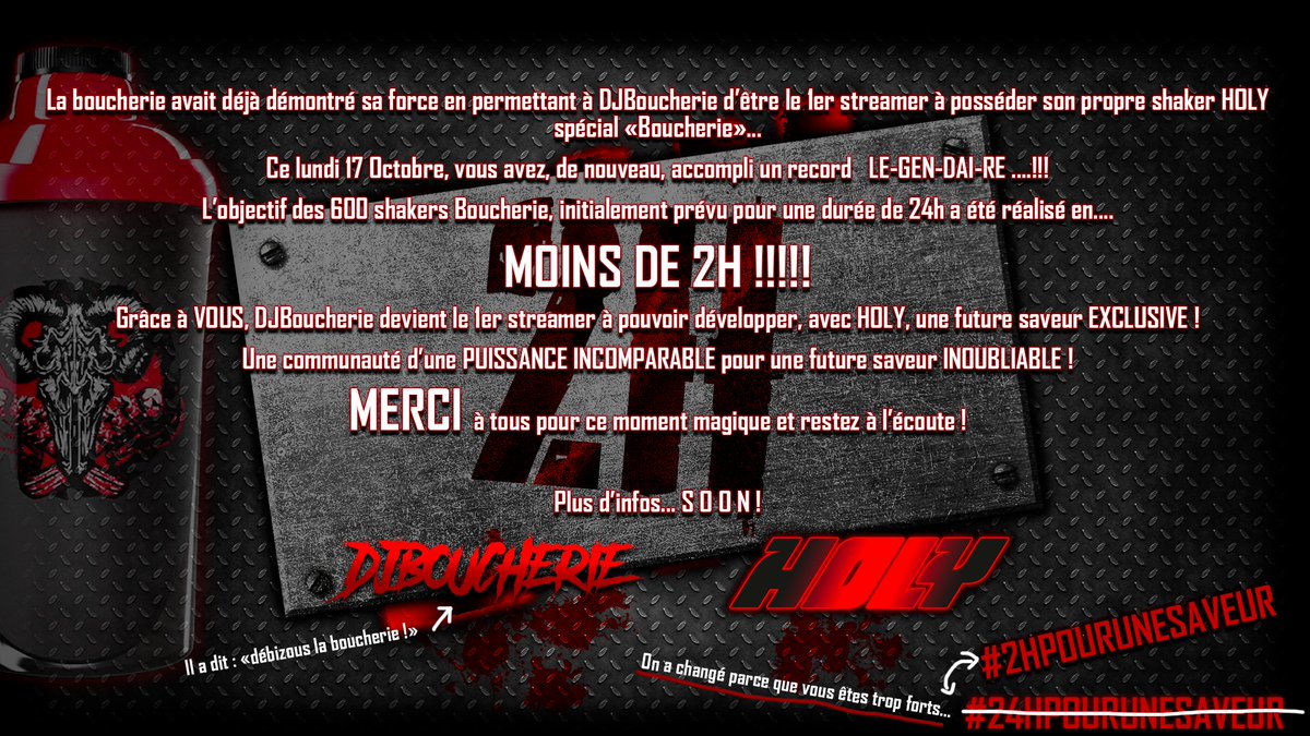 La_boucherie_DJ's tweet photo. Allez, p'tit visuel pour conclure cette dinguerie qui s'est passée.

Encore un merci juste infini, tous le monde est sur le cul de ce qui s'est passé, moi le premier haha https://t.co/6Hye0elJSh