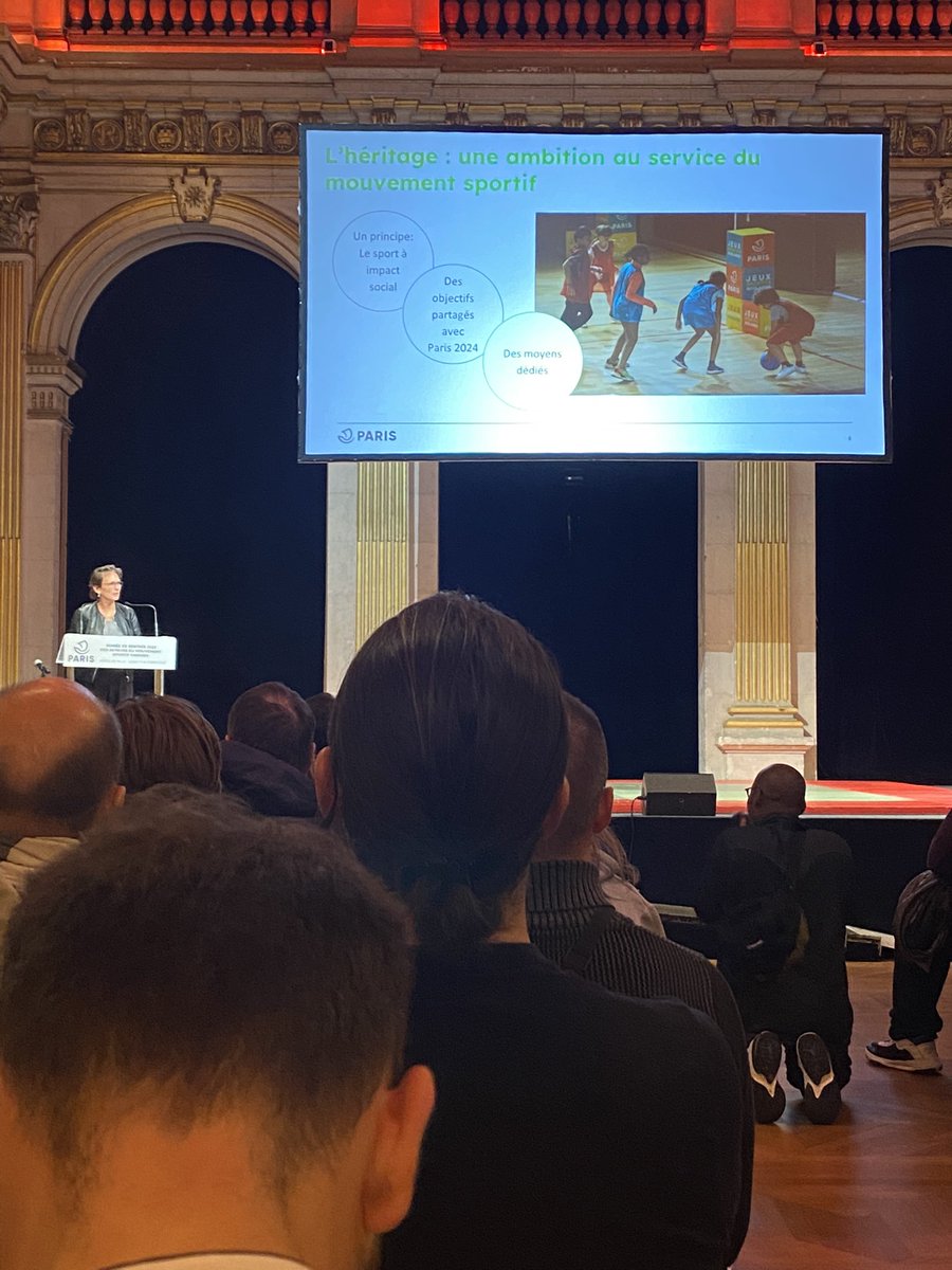 APSAPVP's tweet photo. 🚀🚀🚀 Grande soirée de rentrée du mouvement sportif parisien.
L’occasion de souligner la vitalité du tissu sportif, de rappeler la place des jeunes, des femmes dans le #sport et bien sûr parler des Jeux Olympiques et Paralympiques, qui sont un vrai tremplin pour le #sport ! https://t.co/sZSok5yLfL