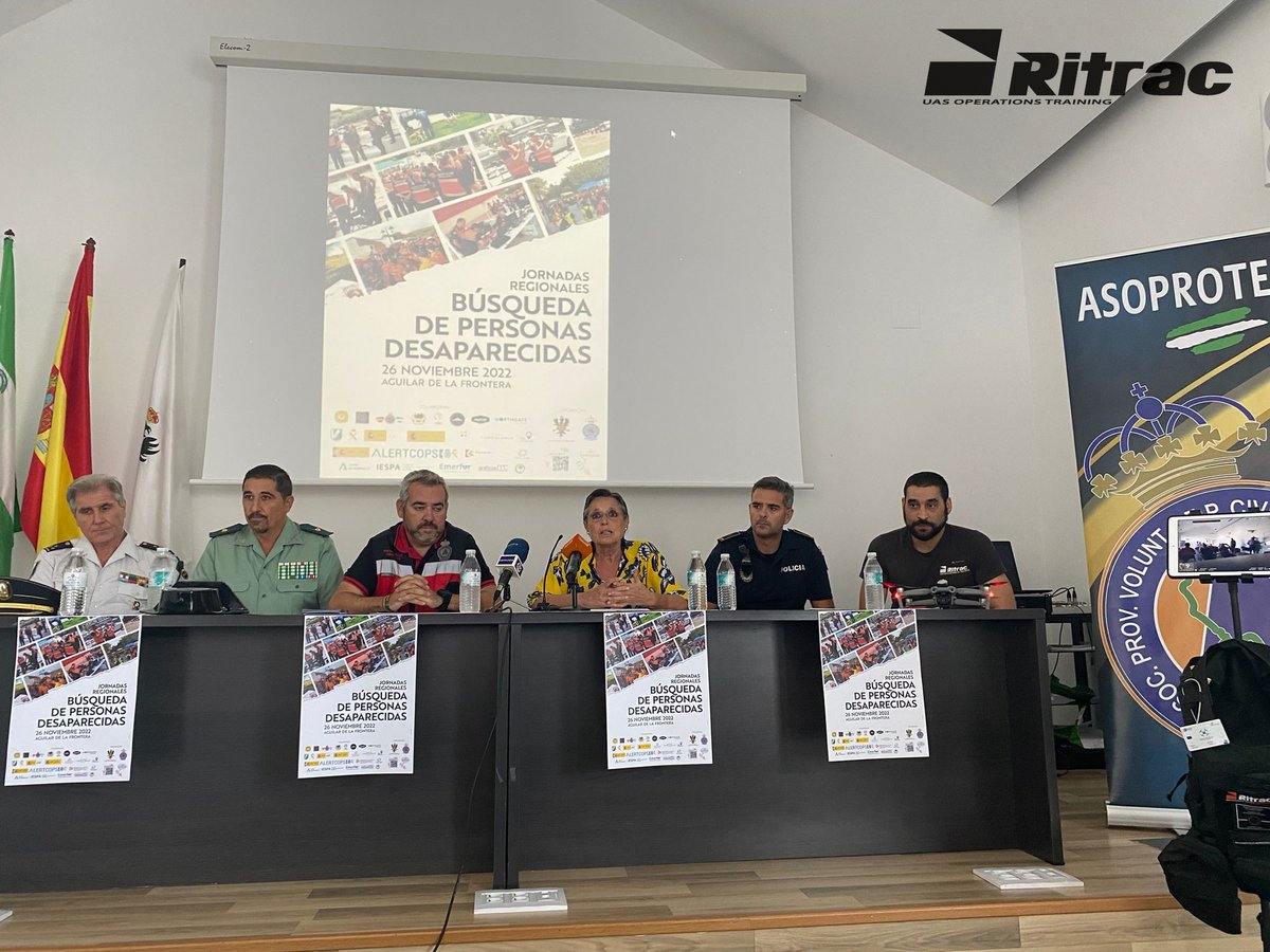 RitracAnd's tweet photo. Presentadas las jornadas regionales de búsqueda de personas desaparecidas en Aguilar de la Frontera, Córdoba.
Dar las gracias a @asoprotecor por contar una vez más con nosotros y al Ayuntamiento de la localidad.
Inscripciones abiertas desde las 22:00 del día de hoy https://t.co/FAEOh2NeKf