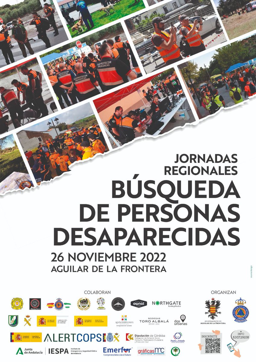 RitracAnd's tweet photo. Presentadas las jornadas regionales de búsqueda de personas desaparecidas en Aguilar de la Frontera, Córdoba.
Dar las gracias a @asoprotecor por contar una vez más con nosotros y al Ayuntamiento de la localidad.
Inscripciones abiertas desde las 22:00 del día de hoy https://t.co/FAEOh2NeKf