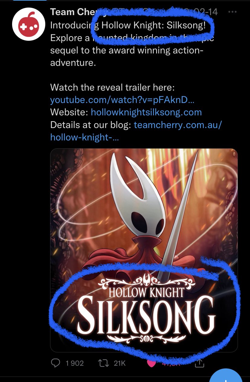 This is the release date for Silksong set by Team Cherry for Steam API. :  r/HollowKnight