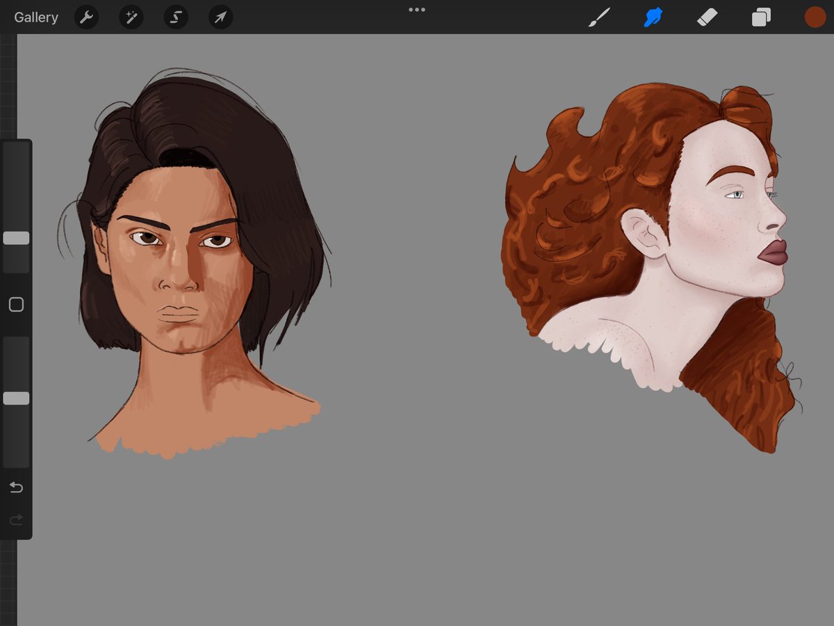 AlexTriesToArt's tweet photo. A progress wip of me trying to figure out how to draw heads and faces lol
#digitalart #digitalpainting #wip #artmoots #procreate #anatomypractice #drawingpractice https://t.co/HXpffvt2g3