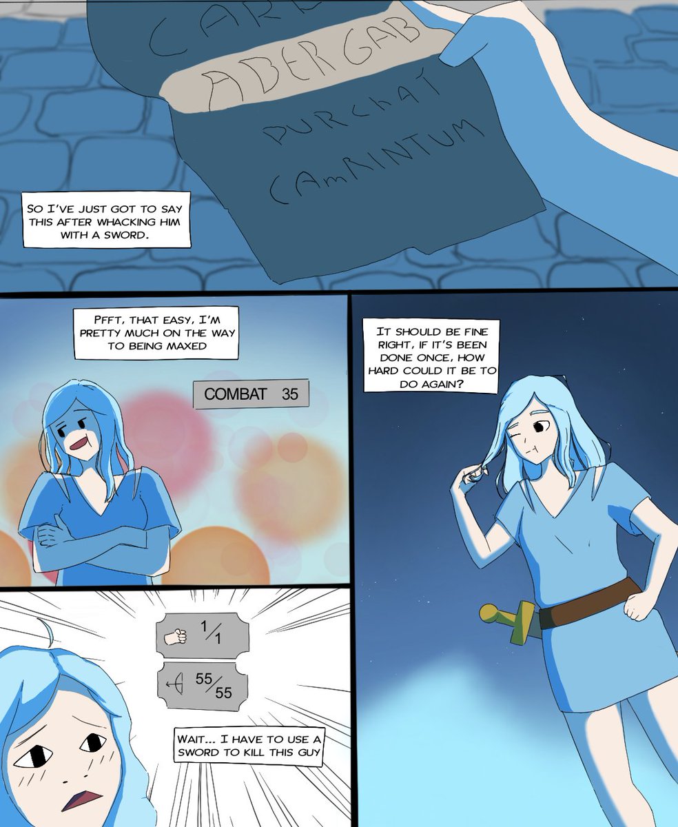 deazeeworks's tweet photo. Demon Slayer the quest as a comic Pt2 #osrs #osrsfanart #webcomic #runescape #rac #rs3 #runescape https://t.co/1X7otuuFsO
