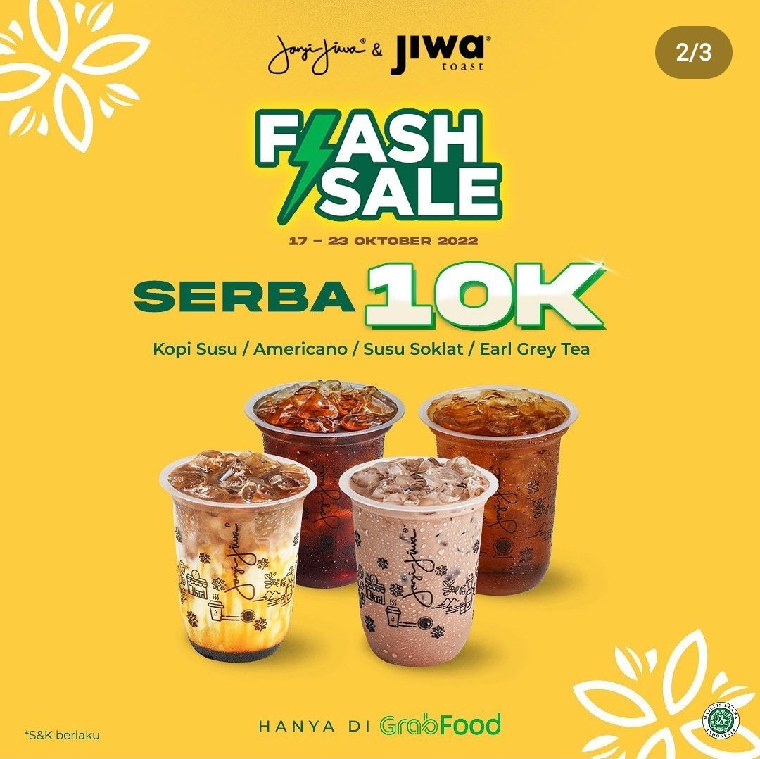 SiePalingPromo's tweet photo. 📌 PROMO GRAB JANJI JIWA
Berlaku dari tanggal 17 - 23 Oktober hanya di grabfood https://t.co/VW4TyNVxX7