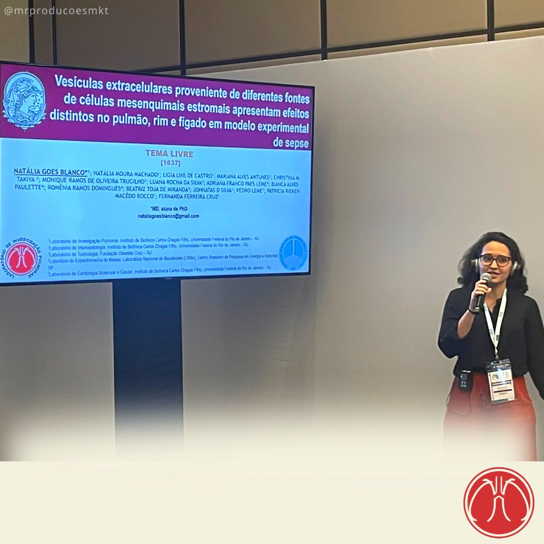 lip_ufrj's tweet photo. Participação das nossas queridas LIPenses Profª Patrícia Rocco e Natália Blanco no 40º Congresso Brasileiro de Pneumologia e Tisiologia e 16º Congresso Brasileiro de Endoscopia Respiratória ❤️
#lipufrj #sbpt #cienciabrasileira #pneumologia #pneumologiaetisiologia #congresso https://t.co/5pmfPnCPeA