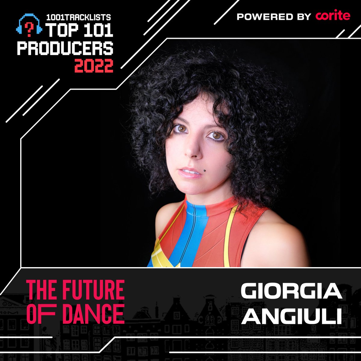 .@giorgia_angiuli's live sets are on another level, with her creatively sampling different toys and instruments. She's also a fantastic producer, and released her melodic techno album 'Quantum Love' at the end of last year. #TheFutureOfDance2022 #Top101Producers2022