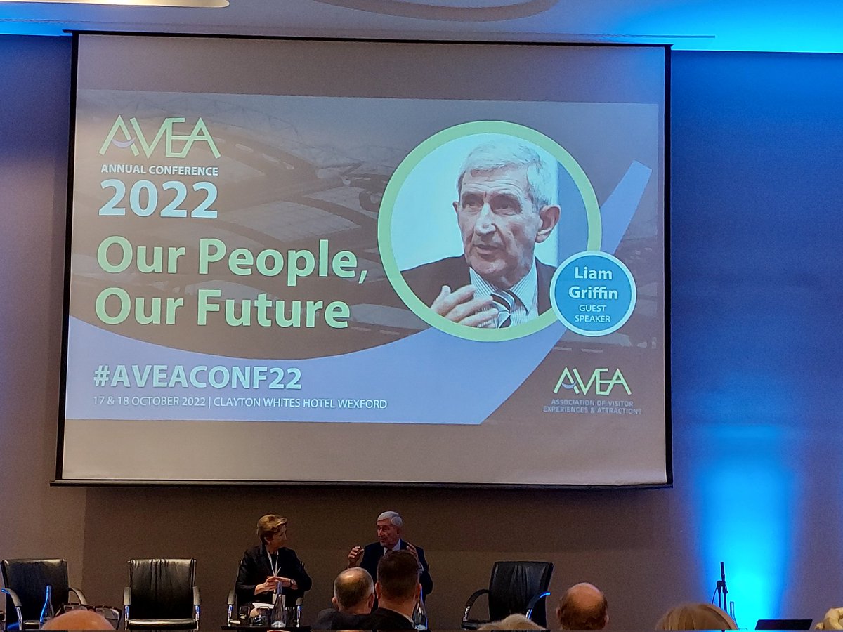 What a wonderful line up of speakers on day 1 of #AVEAConf22. Great insight across the board on the challenges, successes &amp; importance of visitors attractions to the Irish tourism industry #avea #IrelandsAncientEast