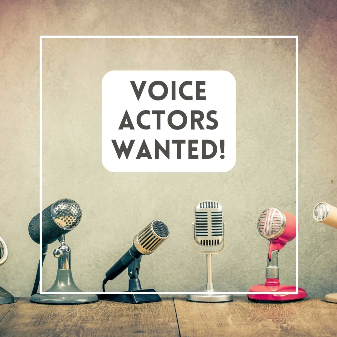 RunWithZRX's tweet image. CASTING CALL: We’re looking for talented actors who can record remotely to join the cast of our next big project! 

New parts will be added to the casting call regularly.

Rates are £162.90 per hour. 

Get more info, browse the roles, and apply here: buff.ly/3CIzxQ5